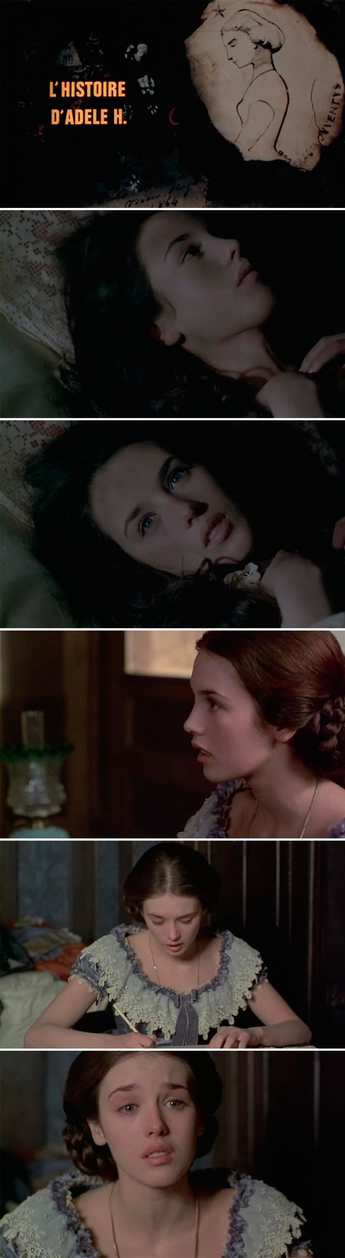 Movie stills from the movie L'Histoire D'Adele H.
